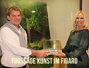 Ausstellungs-Finissage „Kunst im Figaro: Farb-Pracht“ der Malerin Simone von Anhalt am 31.10.2020 beim Edel-Coiffeur Figaro München (©Foto: Martin Schmitz)